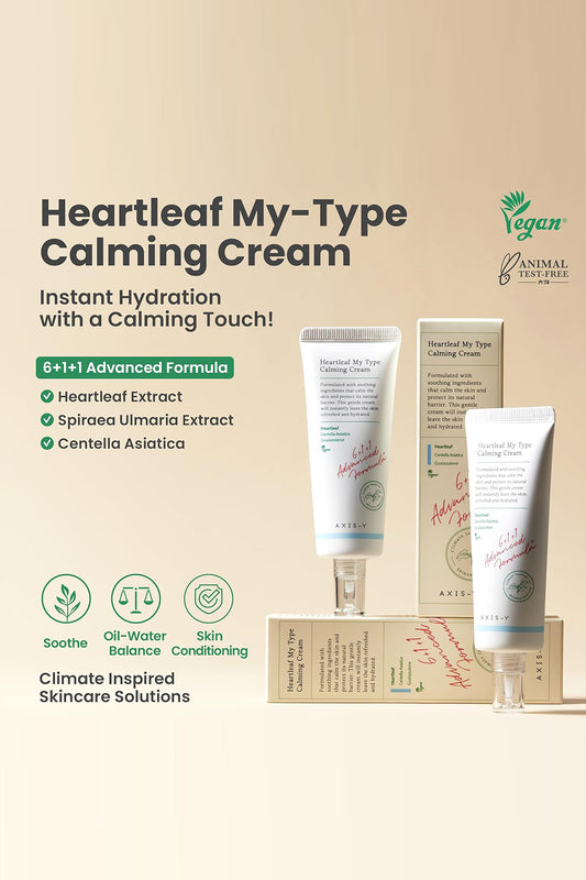 Axis-Y Heartleaf My Type Calming Cream 60ml