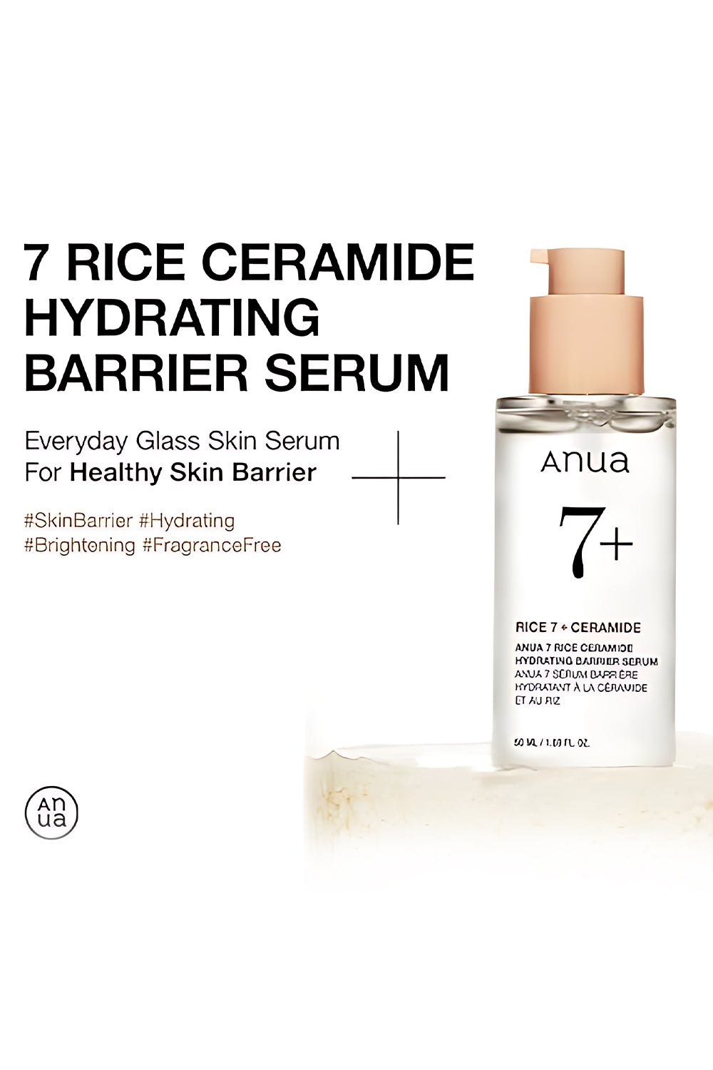Anua Rice Ceramide Hydrating Barrier Serum 50ml