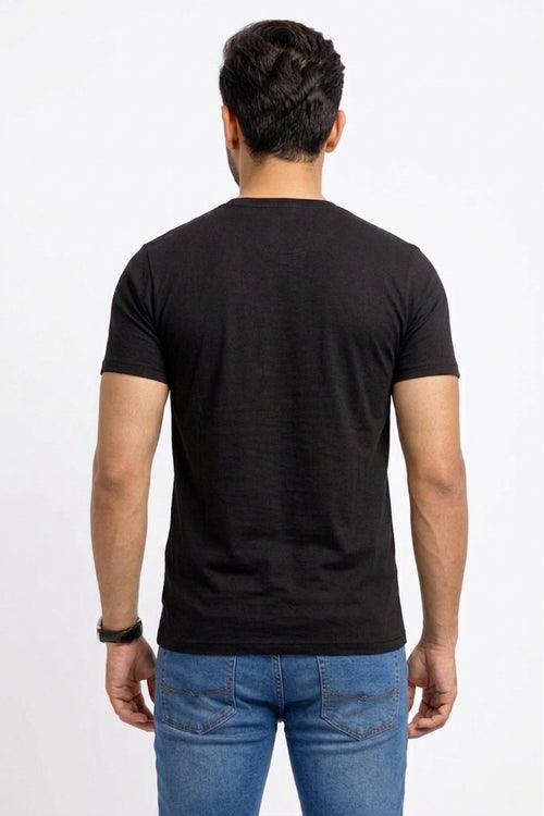 RivoX Men’s Essential Round Neck –LOW BATTERY HIGH HOPES
