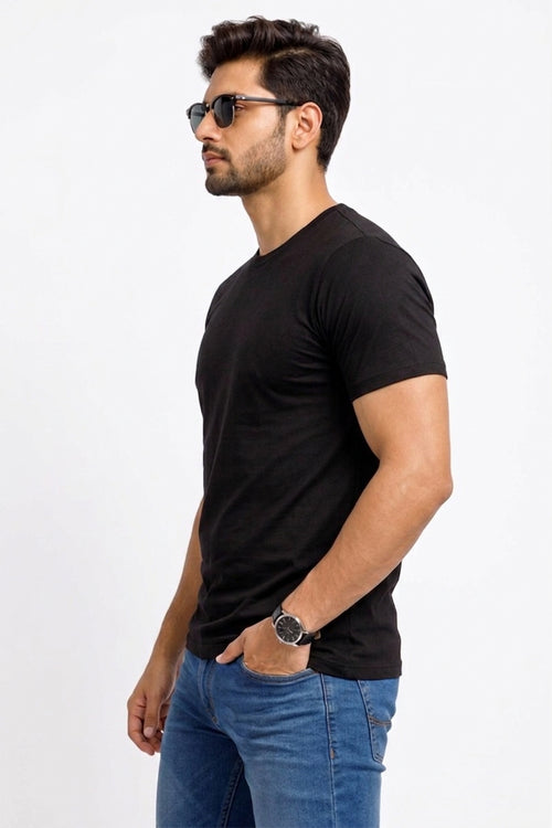 RivoX Men’s Essential Round Neck –Jani Y Road Hi Apna Runway Hai