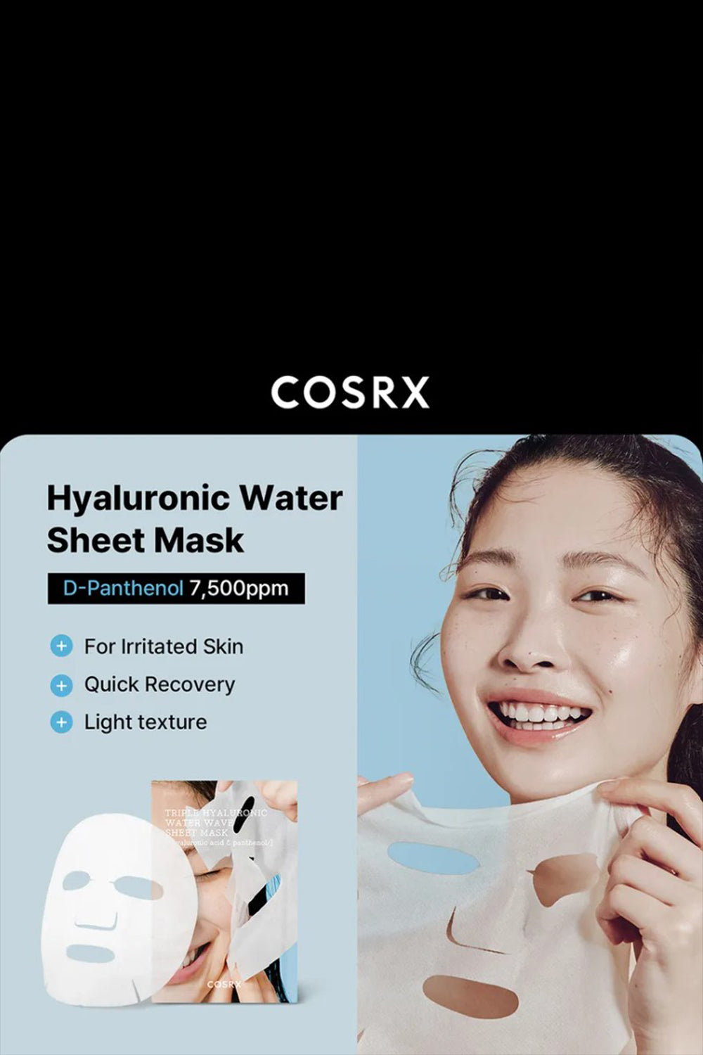 COSRX Hydrium Triple Hyaluronic Water Wave Sheet Mask