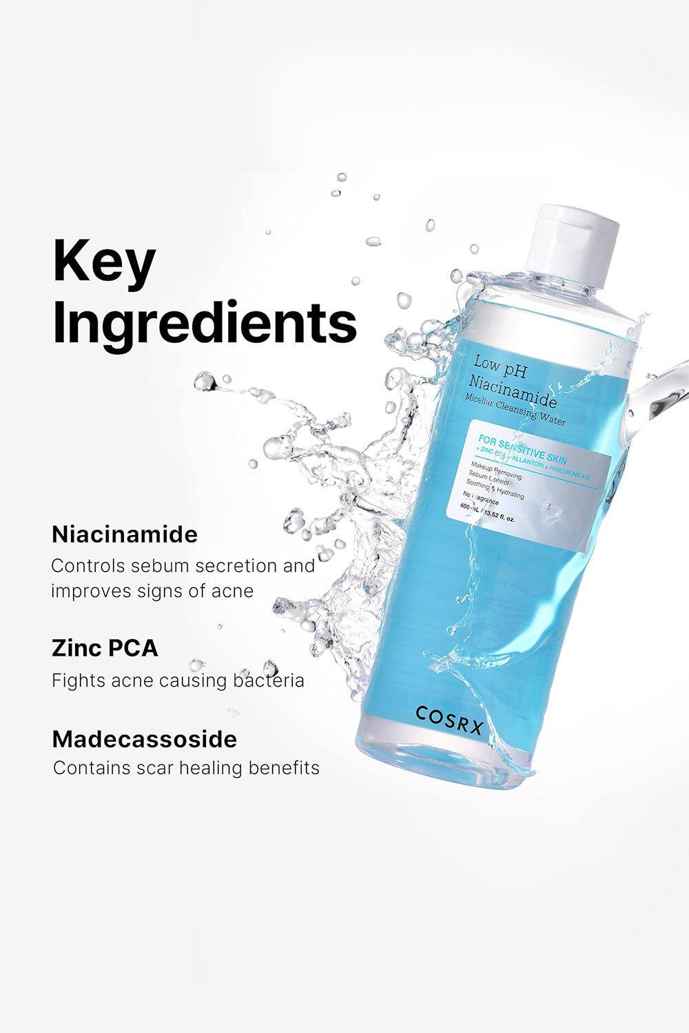 COSRX Low PH Niacinamide Micellar Cleansing Water