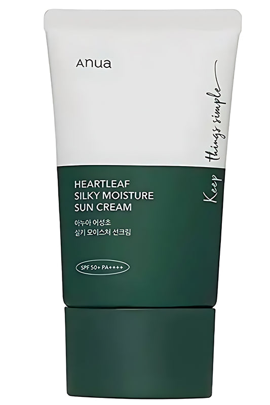 Anua Heartleaf Silky Moisture Mild Sunscreen 50ml