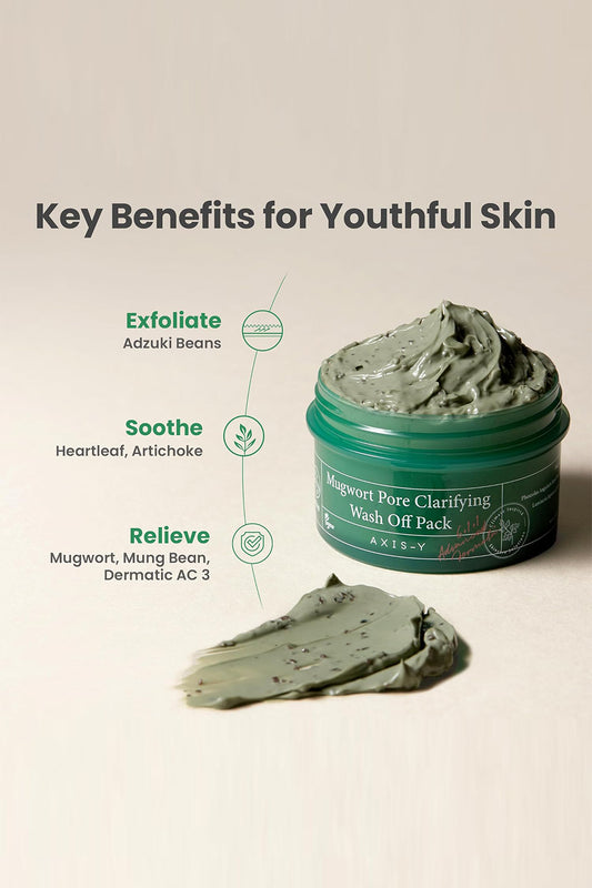 Axis-Y Mugwort Pore Clarifying Wash Off Pack 120ml