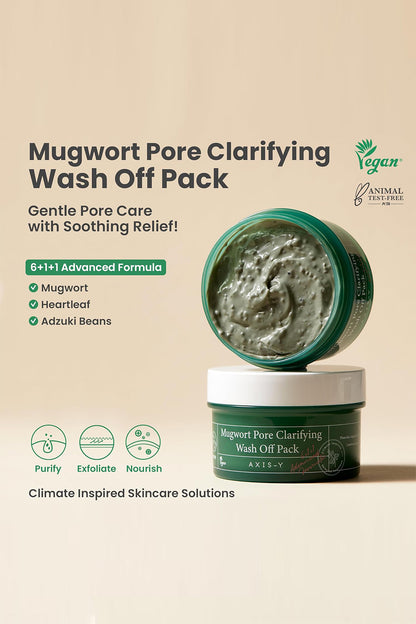 Axis-Y Mugwort Pore Clarifying Wash Off Pack 120ml