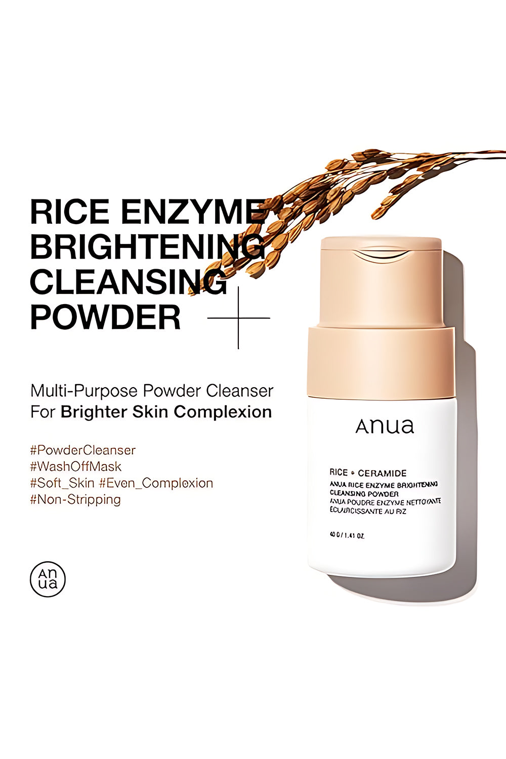 Anua Rice Cleansing Powder 40g