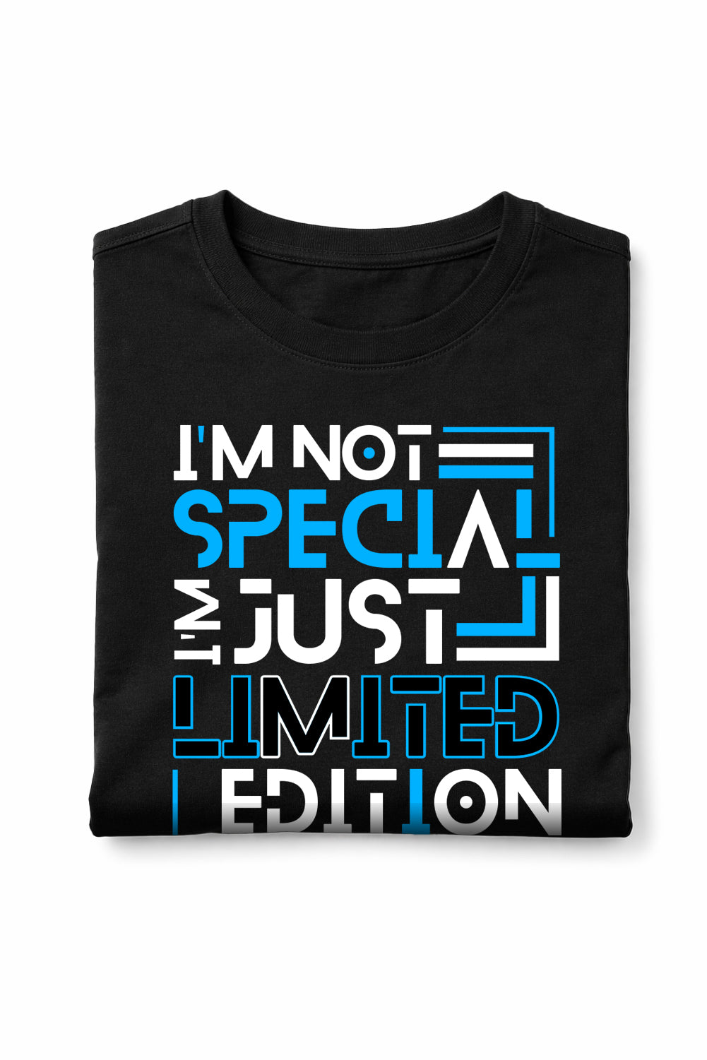 RivoX Men’s Essential Round Neck – I am not special, I am just limited edition