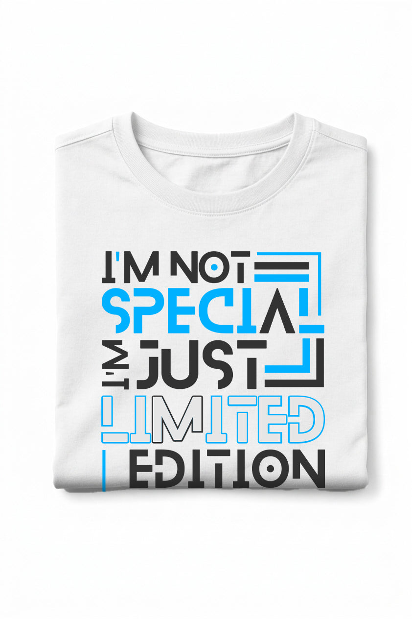RivoX Men’s Essential Round Neck – I am not special, I am just limited edition