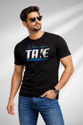 RivoX Men’s Essential Round Neck – Whatever Happens, Take Responsibility
