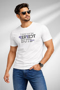 RivoX Men’s Essential Round Neck –I may not be Perfect, But I'M always me