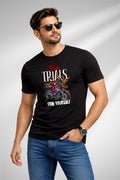 RivoX Men’s Essential Round Neck –BIKE TRIALS FREE YOURSELF
