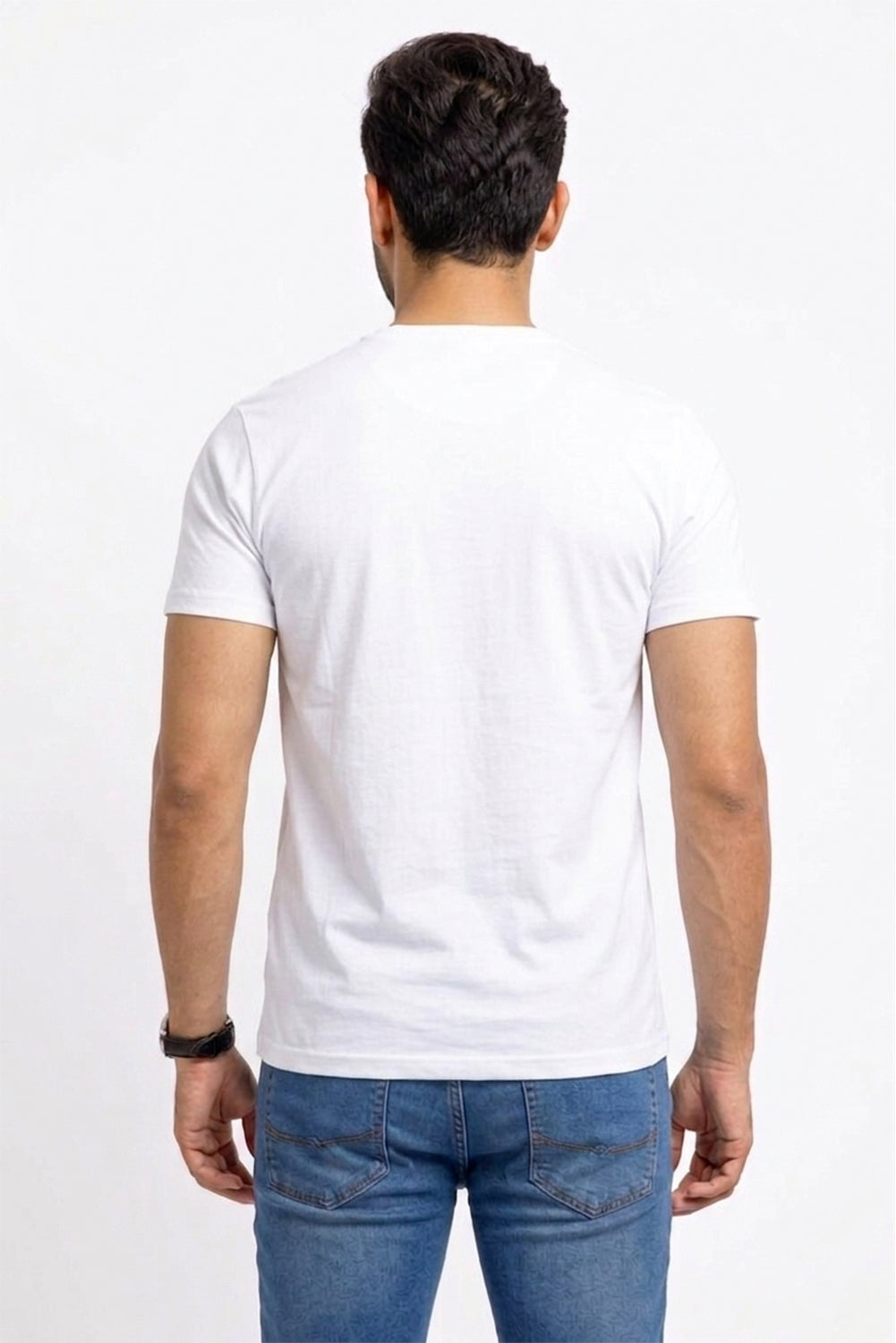 RivoX Men’s Essential Round Neck – No Filter Just Real Vibes
